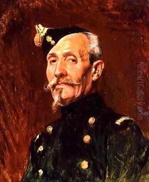 Coronel Felix Oil Painting by Jean-Louis-Ernest Meissonier