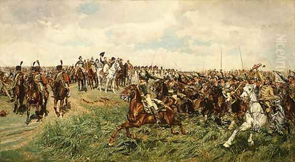 Friedland 1807 1875 Oil Painting by Jean-Louis-Ernest Meissonier