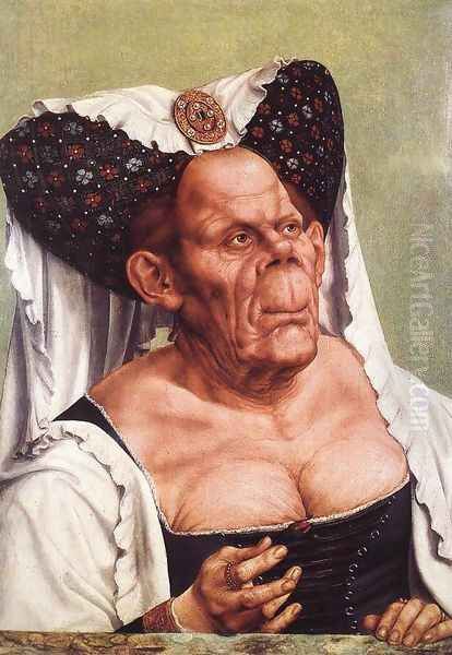 The Ugly Duchess 1525-30 Oil Painting by Quinten Metsys