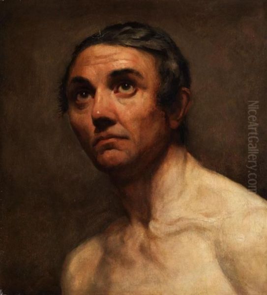 Portrait Eines Mittelalten Mannes Oil Painting by Theodore Gericault