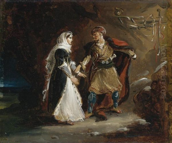 La Fiancee D'abydos Oil Painting by Theodore Gericault