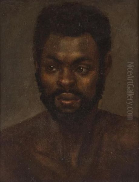 Brustbild Eines Farbigen Oil Painting by Theodore Gericault