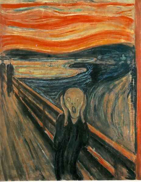 The Scream Oil Painting by Edvard Munch