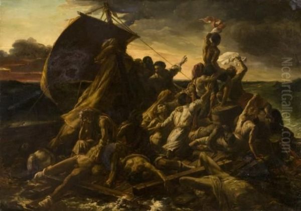 Le Radeau De La Meduse Oil Painting by Theodore Gericault