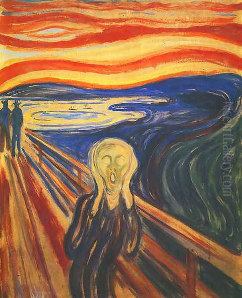 Scream Oil Painting by Edvard Munch