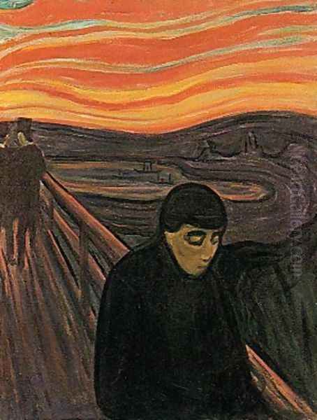 Despair Oil Painting by Edvard Munch