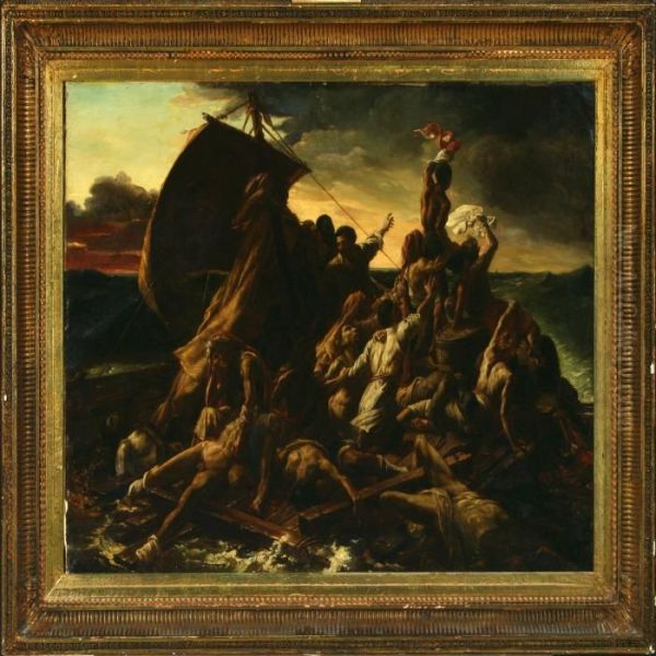 Theraft Of The Medusa Oil Painting by Theodore Gericault