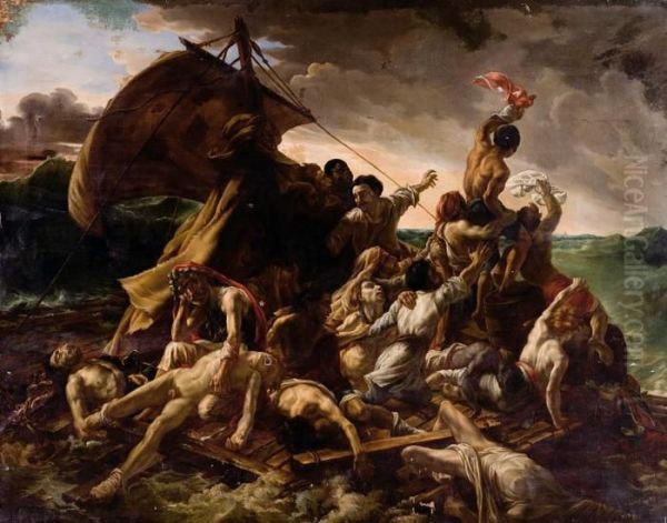 Tratwa Meduzy Oil Painting by Theodore Gericault