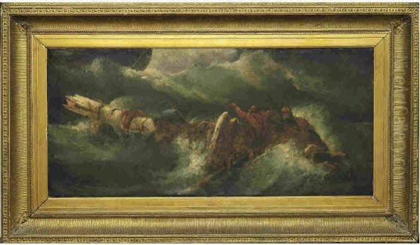 Shipwreck Oil Painting by Theodore Gericault