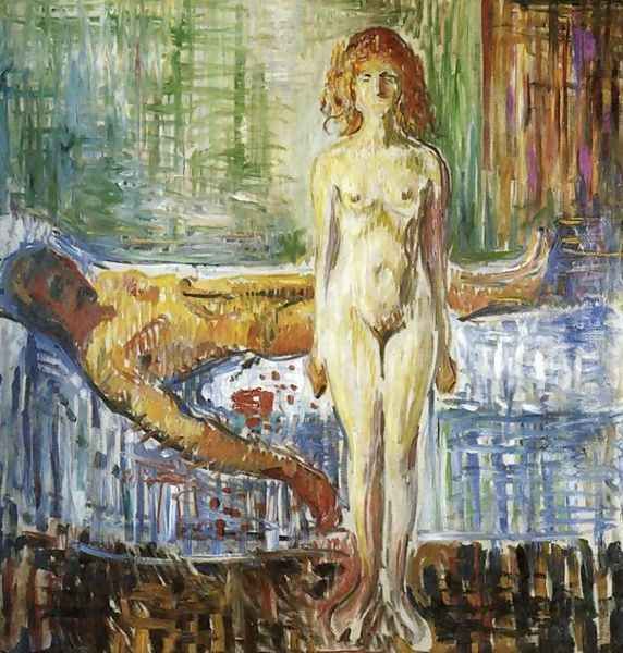 Death of Marat II Oil Painting by Edvard Munch