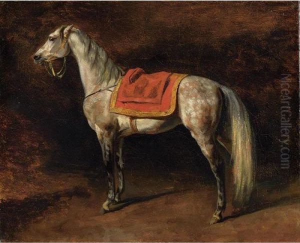 Cheval De Napoleon Oil Painting by Theodore Gericault