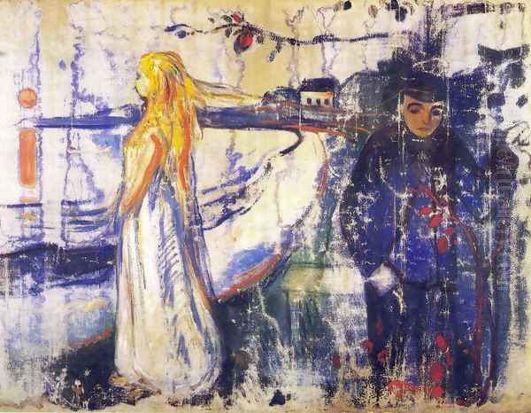 Separation 1894 Oil Painting by Edvard Munch