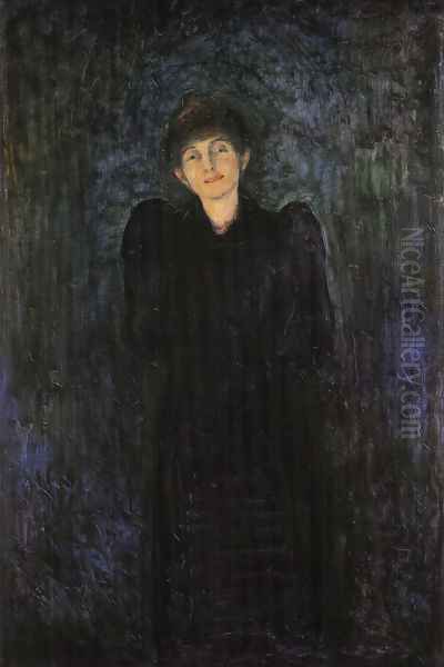 Dagny Juel Przybyszewska Oil Painting by Edvard Munch