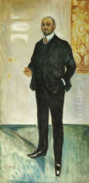 Walter Rathenau 1907 Oil Painting by Edvard Munch