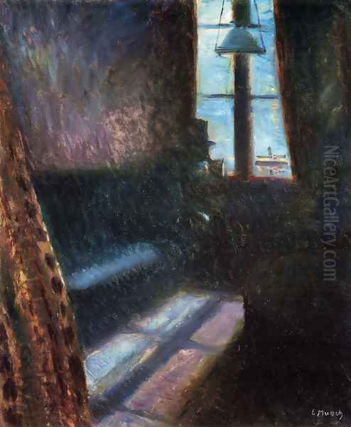 Night in St. Cloud Oil Painting by Edvard Munch