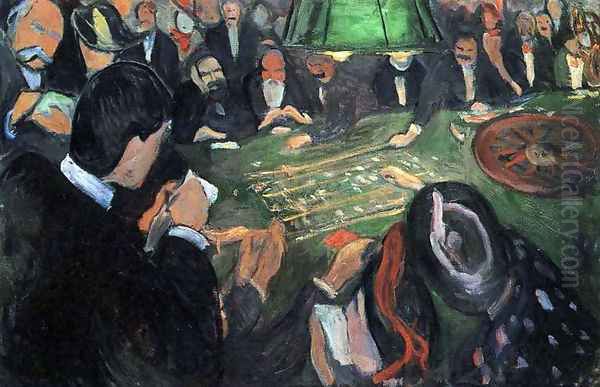 The Roulette Oil Painting by Edvard Munch