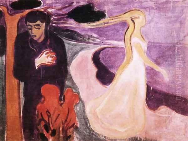 Separation 1896 Oil Painting by Edvard Munch