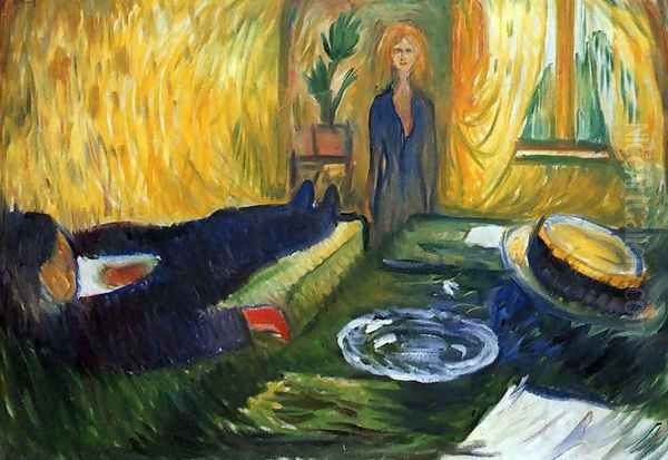 The Murderess 2 Oil Painting by Edvard Munch