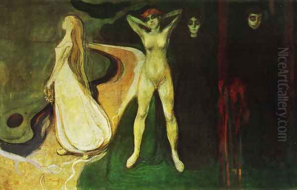 Three ages of women 1894 Oil Painting by Edvard Munch