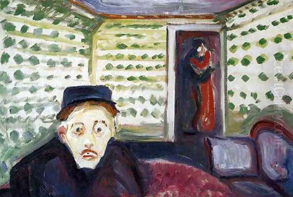 Jealousy II Oil Painting by Edvard Munch