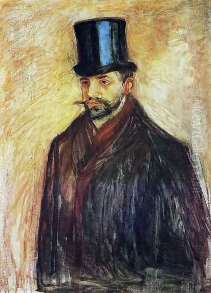 Portrait de Julius Meier-Graefe 1895 Oil Painting by Edvard Munch