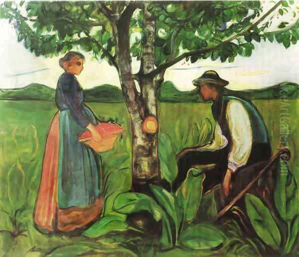 Fertility 1902 Oil Painting by Edvard Munch