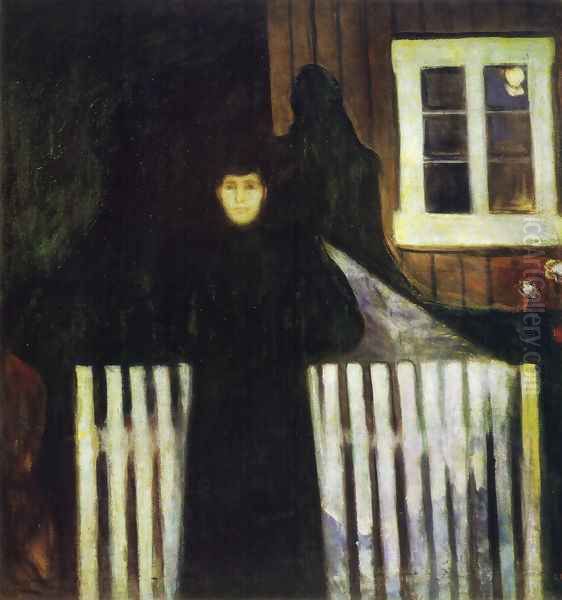 Moonlight 1893 Oil Painting by Edvard Munch