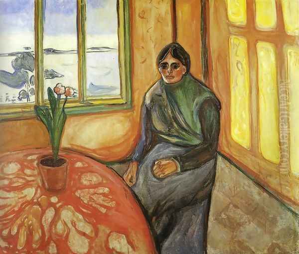 Melancholy, Laura Oil Painting by Edvard Munch