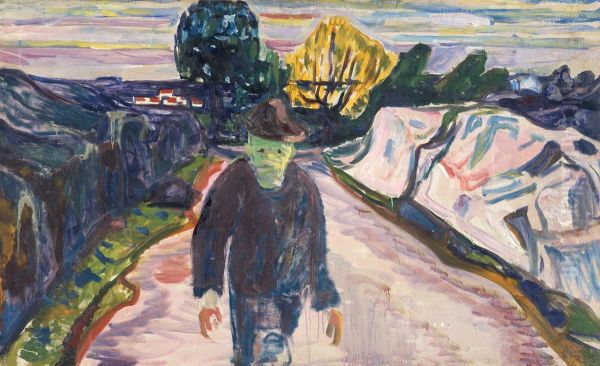 The Murderer Oil Painting by Edvard Munch