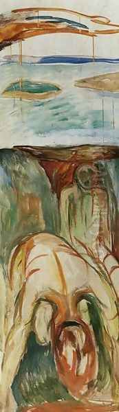 Fragment of War (The Storm) Oil Painting by Edvard Munch