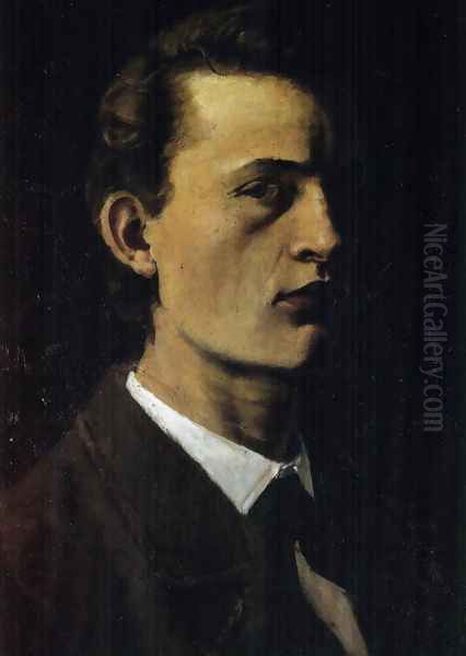 Self-Portrait 2 Oil Painting by Edvard Munch