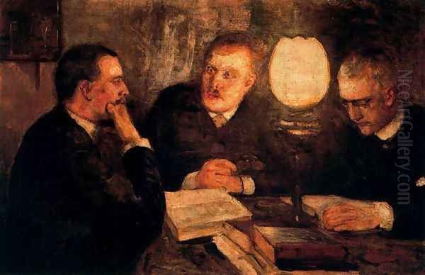 Jurisprudence Oil Painting by Edvard Munch