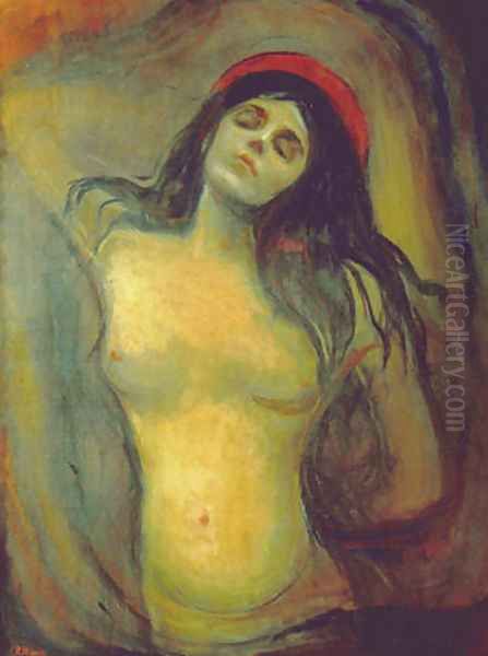 Madonna 2 Oil Painting by Edvard Munch