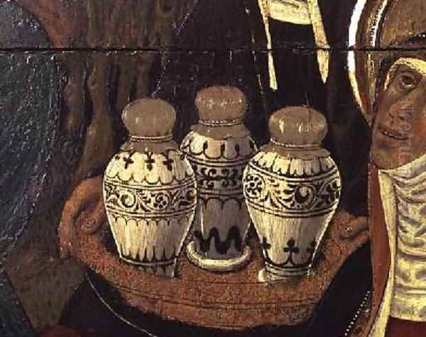 Decorated pottery jars Oil Painting by Bernat (Bernardo) Martorell