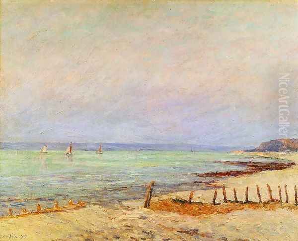 Dusk, the Mouth of the Seine Oil Painting by Maxime Maufra