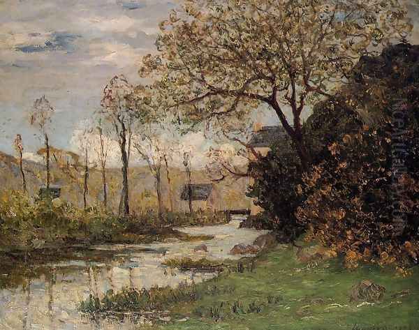 The Auray River, Spring Oil Painting by Maxime Maufra