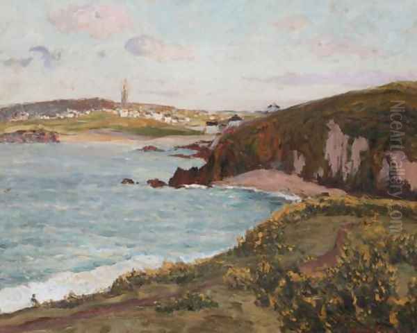 Environs de Douarnenez Oil Painting by Maxime Maufra