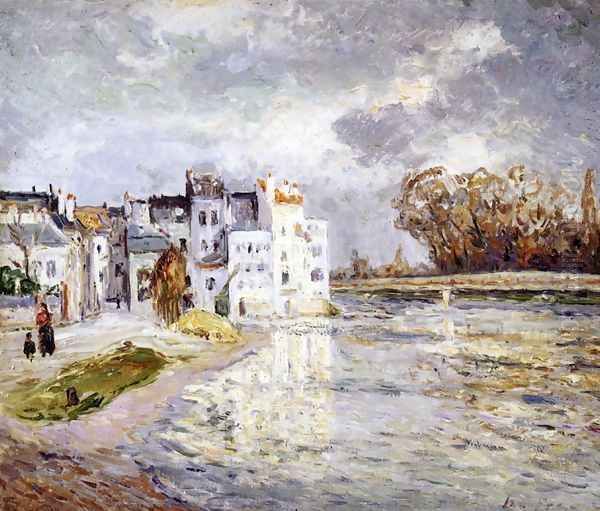 The Marne at Lagny Oil Painting by Maxime Maufra