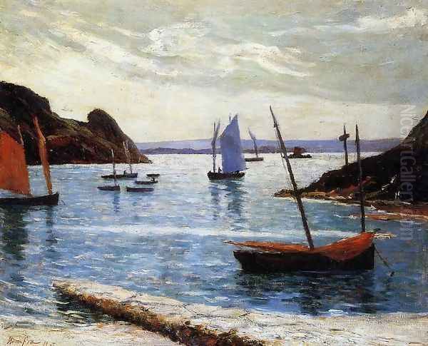 Ile de Brehat Oil Painting by Maxime Maufra