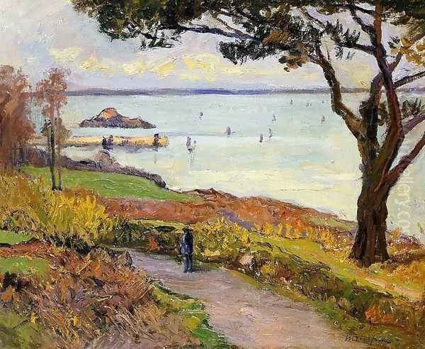 The Bay of Douarnenez Oil Painting by Maxime Maufra