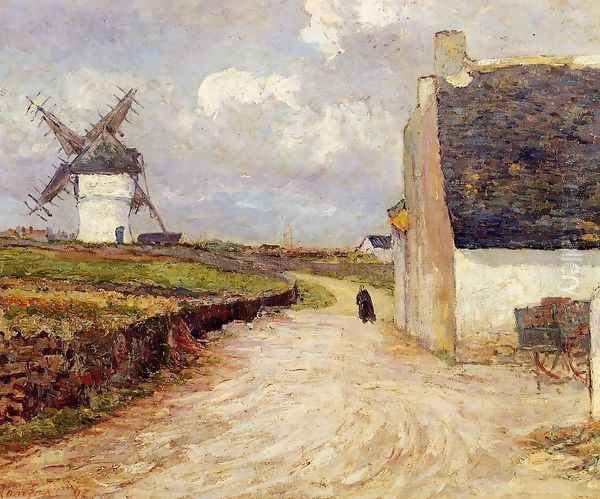 Near the Mill Oil Painting by Maxime Maufra