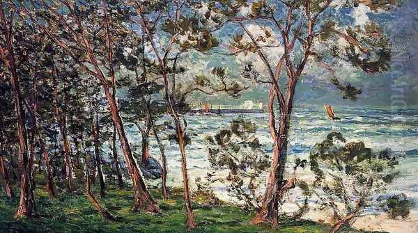 The Shore at Duarnenez Oil Painting by Maxime Maufra