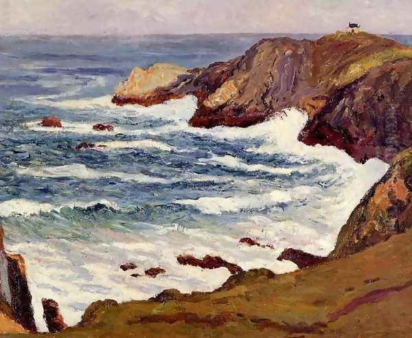 The Cove at Cape Suzon Oil Painting by Maxime Maufra