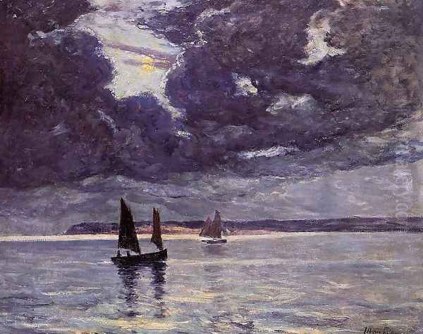 The Return of the Fishing Boats Oil Painting by Maxime Maufra