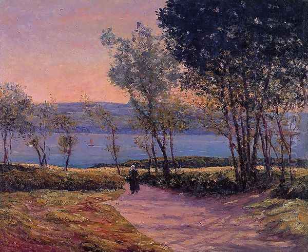 Landscape by the Water Oil Painting by Maxime Maufra