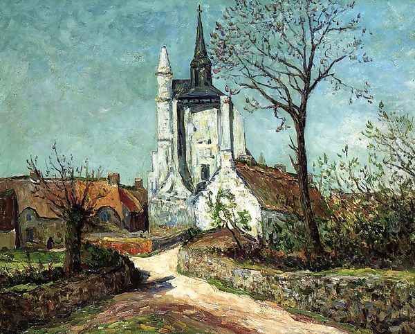 The Village and Chapel of Sainte-Avoye Oil Painting by Maxime Maufra