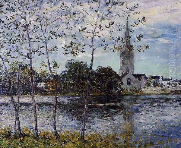 The Banks of the Pond at Rosporden, Finistere Oil Painting by Maxime Maufra