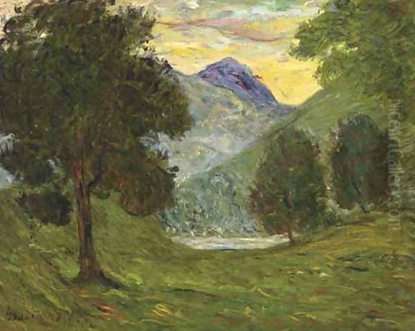 La vallee de Glencoe--Ecosse Oil Painting by Maxime Maufra