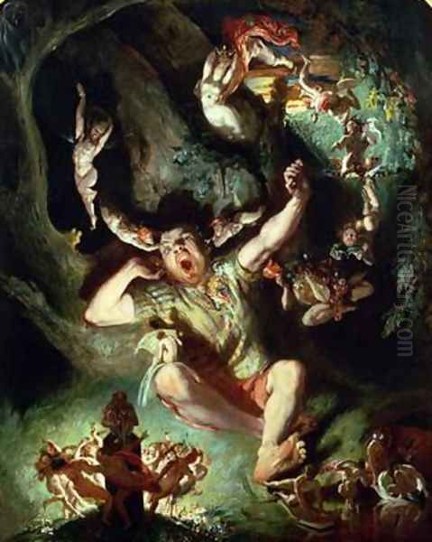 The Disenchantment of Bottom Oil Painting by Daniel Maclise