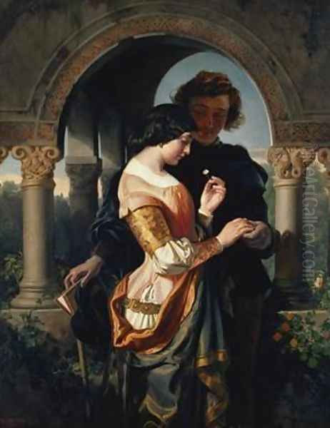 The Student 1862 Oil Painting by Daniel Maclise